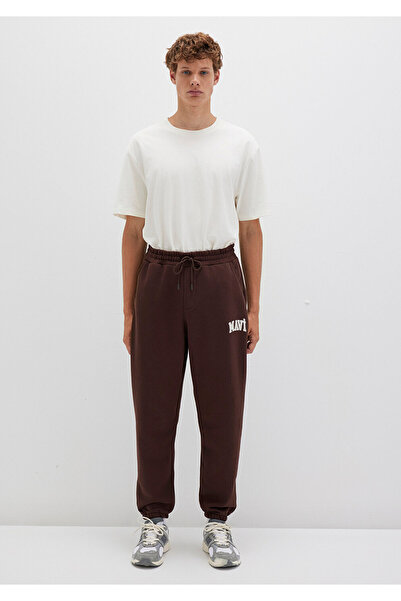 Mavi Logo Printed Brown Sweatpants 0010207-70251