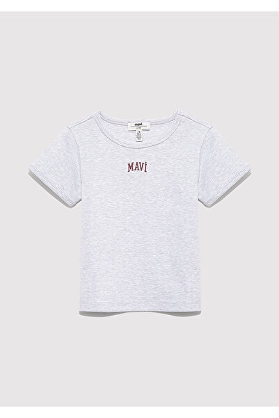 Mavi Ανοιχτό Γκρι Κοριτσίστικο T-Shirt M7610350-88467