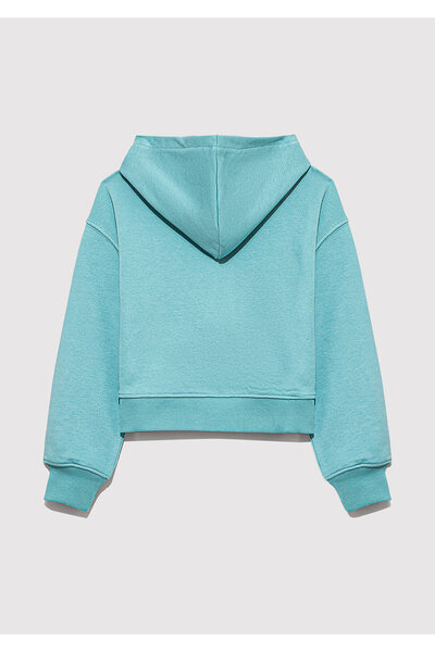 Mavi Hanorac verde cu logo imprimat 7S10124-71748