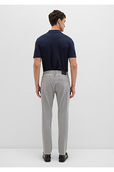 Mavi Milan Black Gray Gabardine Trousers 0081090688