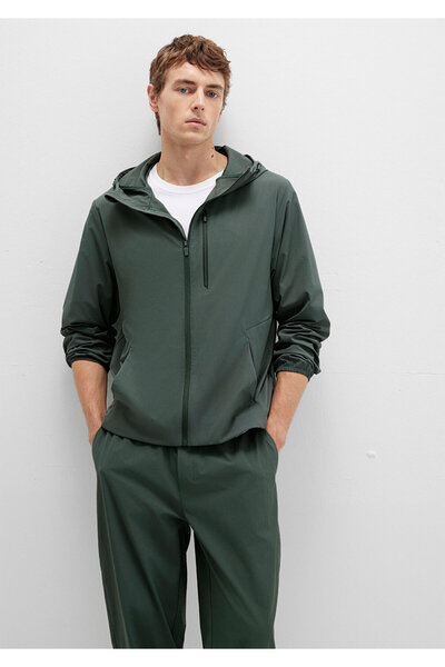 Mavi Hooded Green Sports Jacket Regular Fit / Regular Cut 0110655-71598