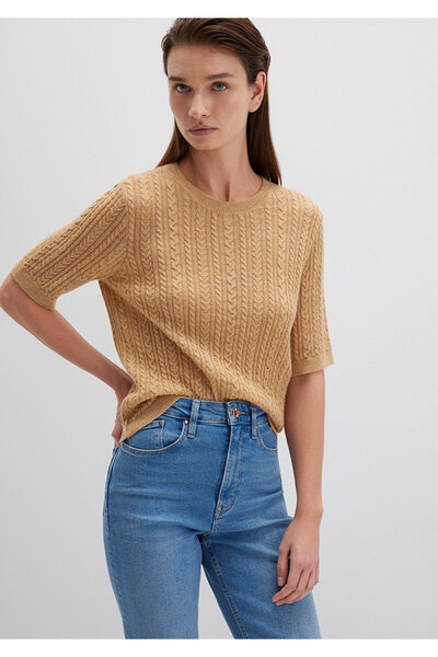 Mavi Short Sleeve Yellow Sweater Slim Fit / Slim Fit 1710702-90659