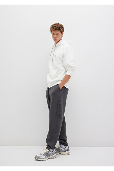 Mavi Logo Printed Anthracite Sweatpants 0010208-80106