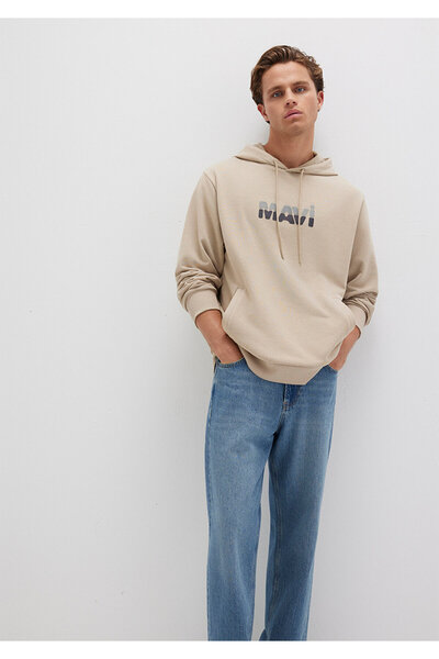 Mavi Φούτερ με στάμπα με λογότυπο 0S10395-70004