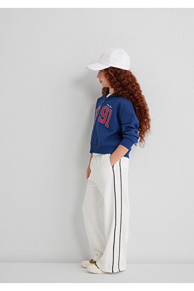 Mavi White Sweatpants with Stripe Detail 7010021-70057
