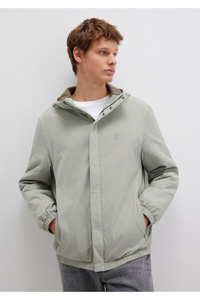 Mavi Water Repellent Hooded Green Coat Regular Fit / Standard Cut 0110614-71484