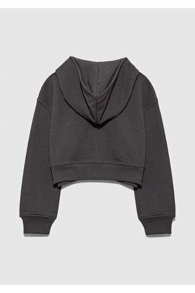 Mavi Φούτερ MV με στάμπα ανθρακί 7S10128-90778