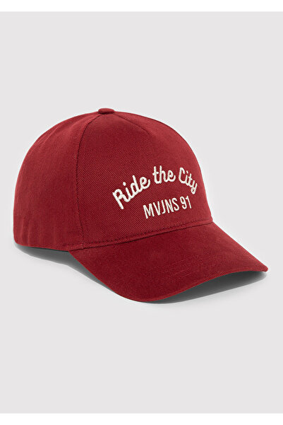Mavi Ride the City Embroidered Red Hat 0911925-70477