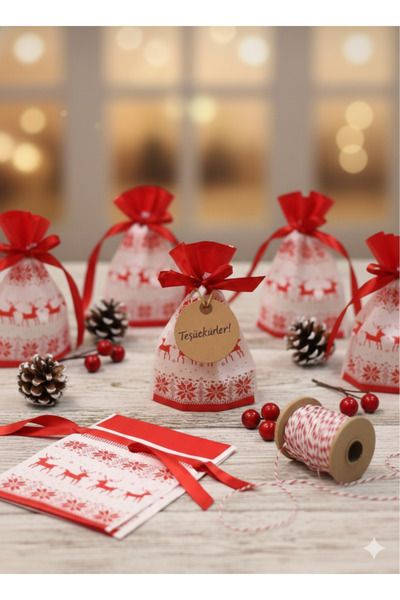 demontecraft حقيبة عيد الميلاد 3 أكياس صغيرة