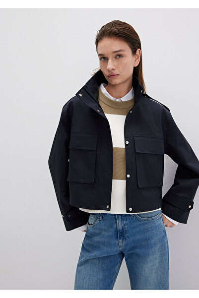 Mavi Oversize Navy Blue Women's Jacket M1110708-70497