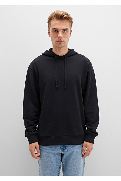 Mavi Μαύρο φούτερ με κουκούλα 0S10417-900