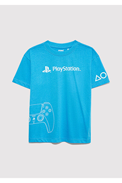 Mavi Tricou PlayStation cu imprimeu ​   Loose Fit / Lejer Confortabil croială 6610376-70772