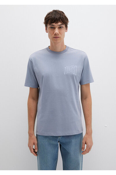 Mavi 1991 Bedrucktes T-Shirt Loose Fit / Weite, Bequeme Passform 0612908-86584