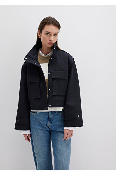 Mavi Oversize Navy Blue Women's Jacket M1110708-70497