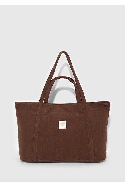 Mavi Brown Velvet Shoulder Bag 1913398-71595