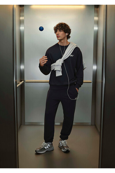 Mavi Φούτερ με λογότυπο Navy Blue 0S10467-70497