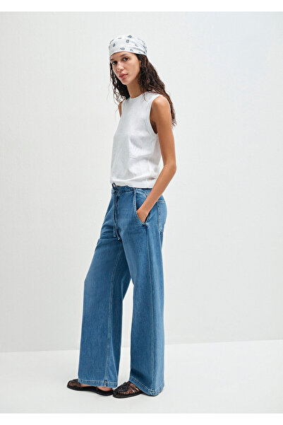 Mavi Liny Mediterranean Light Blue Jean Trousers 1012638-90364