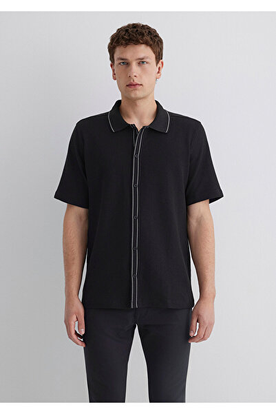 Mavi Black Shirt Regular Fit / Regular Cut 0211621-900