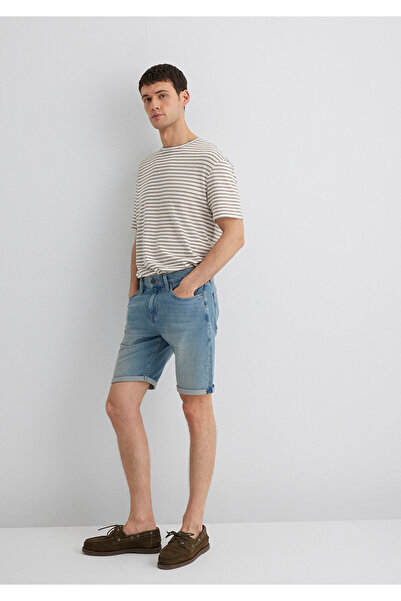 Mavi Brian 90s Vintage Indigo Blue Jean Σορτς 0418485360