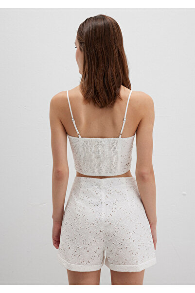 Mavi Fisto Embroidered Crop Top 1211176-70057