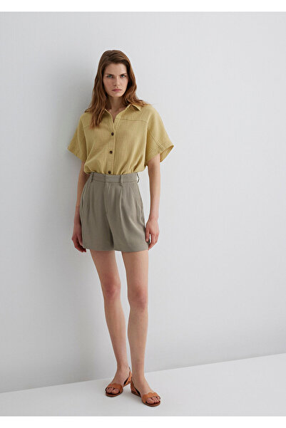 Mavi Lux Touch Tencel Tm Gray Lyocell Shorts 1410163-70352