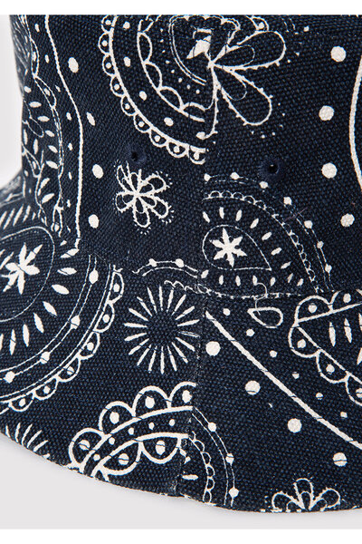 Mavi Printed Navy Blue Bucket Hat 1912974-70491