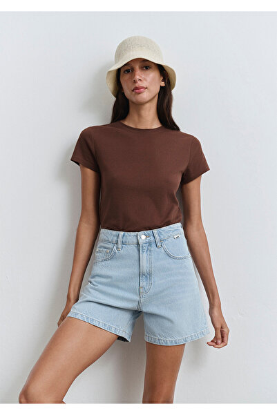 Mavi Verna Blue Premium Ice Blue Jean Shorts 1410059-89754