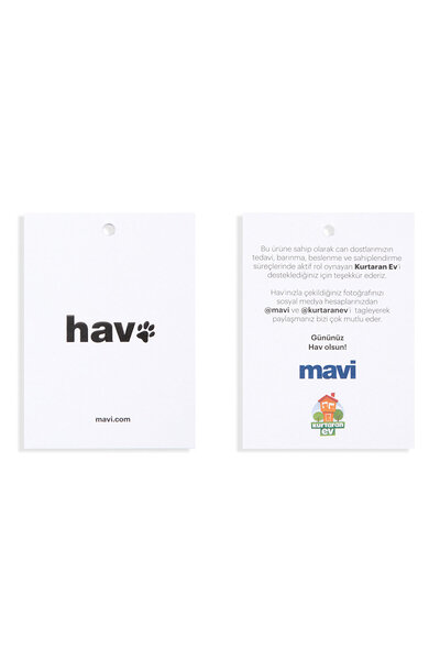 Mavi Air Printed White Socket Socks 0912075-620