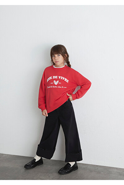 Mavi Bedrucktes rotes Sweatshirt 7S10131-84538