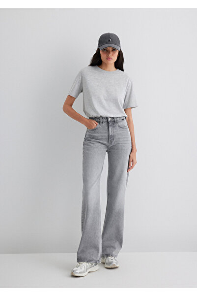 Mavi Victoria Real Blue Light Gray Jean Pants 101072-90392