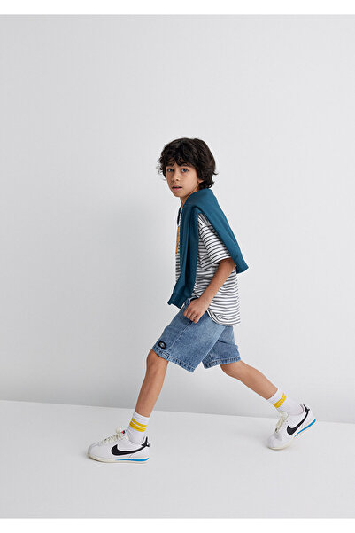 Mavi Pantaloni scurți din denim Neptune Mv91 Street Indigo Blue 6411056-89443