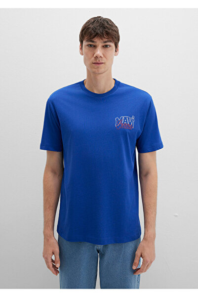 Mavi Jeans-bedrucktes T-Shirt mit lockerer Passform / lockerer, entspannter Passform 0612937-70907