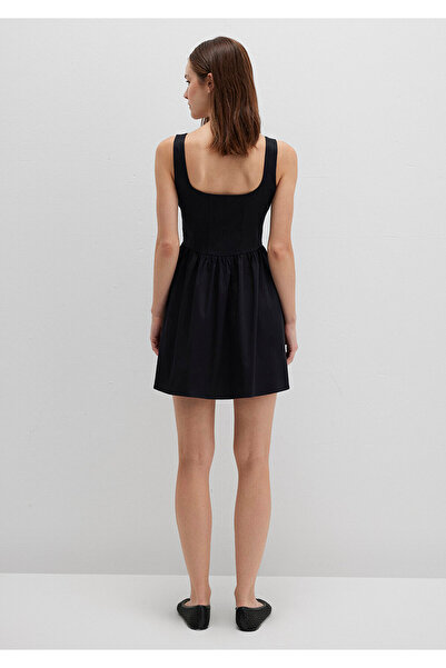 Mavi Μαύρο Μίνι Φόρεμα με Λουράκι 1310724-900