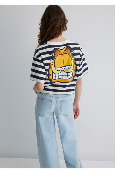 Mavi Garfield Printed Gray T-Shirt Regular Fit 1613366 -85308