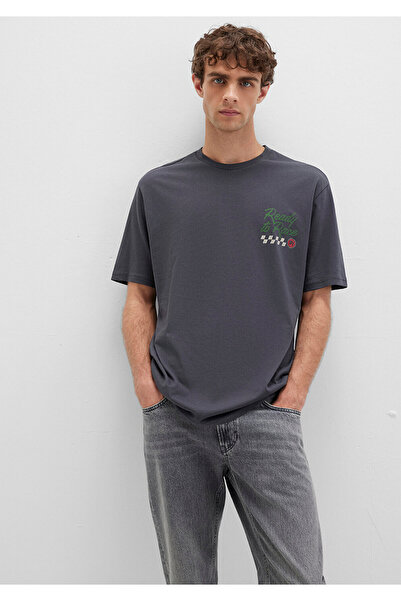 Mavi Τυπωμένο μπλουζάκι Anthracite Loose Fit / Loose Fit 0613031-80106