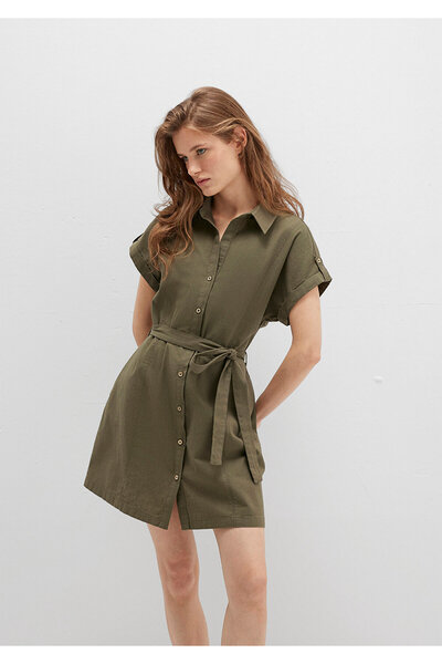 Mavi Φόρεμα Χακί Πουκάμισο 1310723-71549