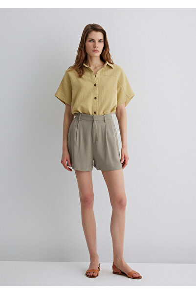 Mavi Lux Touch Tencel Tm Gray Lyocell Shorts 1410163-70352