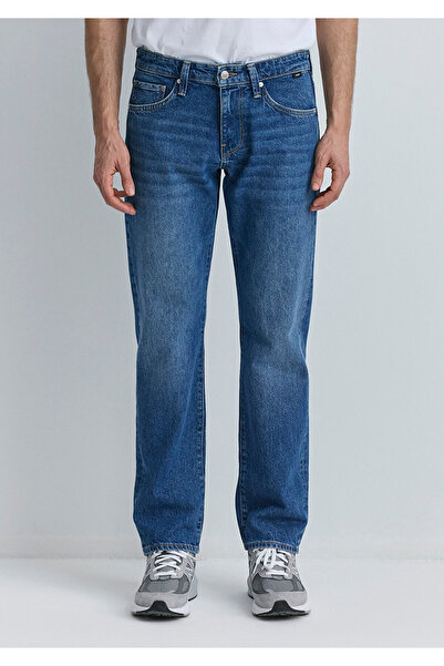 Mavi Hunter 90s Indigo Blue Jean Kalhoty 0020233733