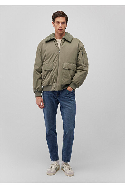 Mavi Stand Collar Green Bomber Jacket Oversize / Wide Cut 0110465 -85485