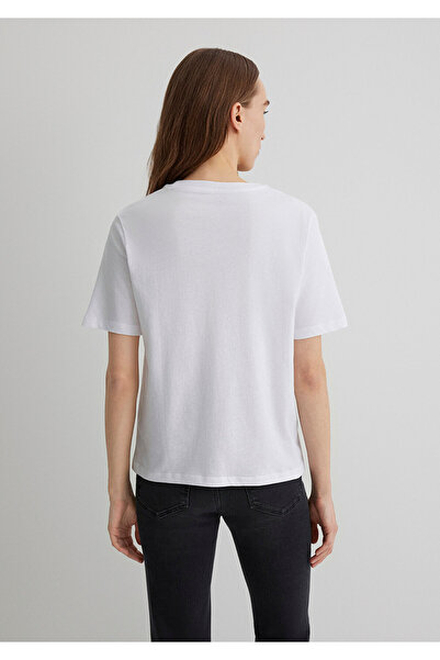 Mavi Bicycle Printed White T-Shirt Regular Fit 1613493 -620