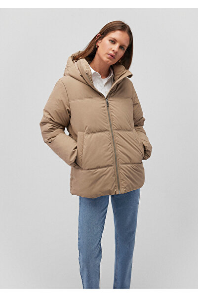 Mavi Brown Puffer Coat with Hood 1110456 -86805