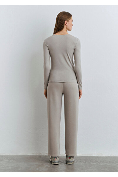 Mavi Sporty Lux Grey Lyosel T-Shirt Εφαρμοσμένο / Εφαρμοσμένο κόψιμο 1613032 -70112