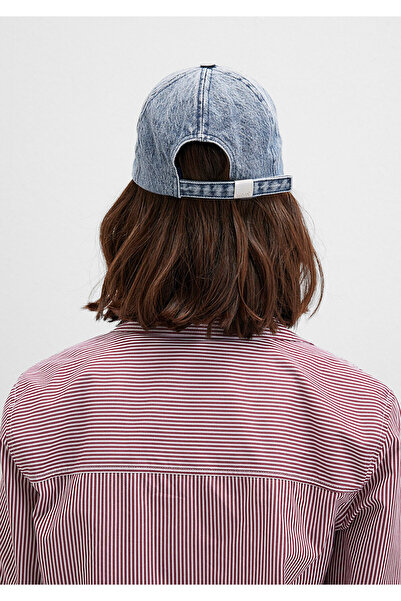 Mavi M Nakışlı Denim Şapka 1913304-84596