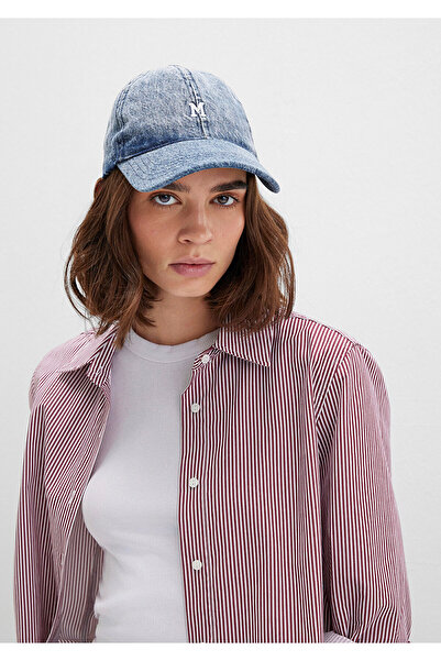 Mavi M Nakışlı Denim Şapka 1913304-84596
