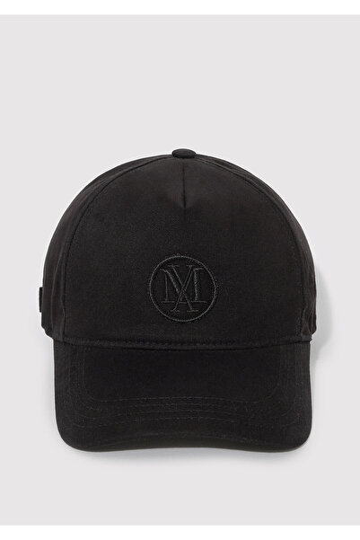 Mavi Mühür Logo Nakışlı Siyah Şapka 0911881-900