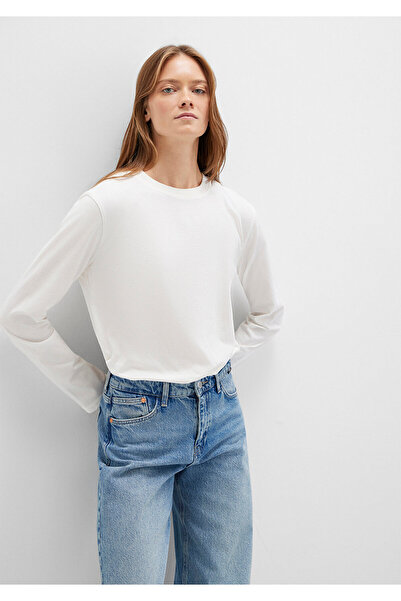 Mavi Langärmliges Basic-T-Shirt mit lockerer Passform 1613038 -70057