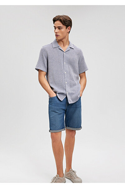 Mavi Μπλε πουκάμισο με υφή - Regular Fit0210828-70907