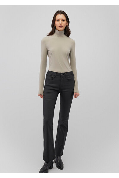 Mavi Sporty Lux High-Rise Gray Polyamide T-Shirt Fitted / Fitted Cut 1612867-70352