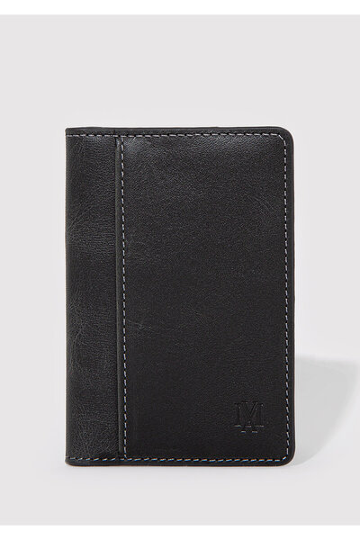 Mavi Black Leather Wallet 0911624 -900
