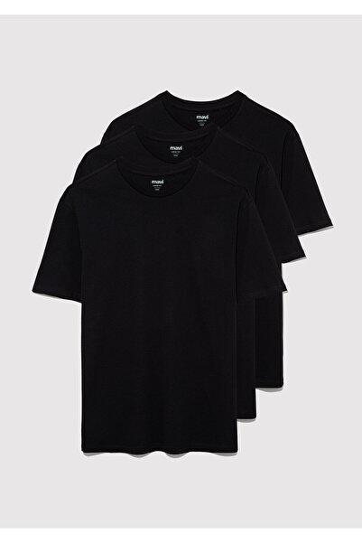 Mavi 3er-Pack Basic-T-Shirts für Herren mit lockerer Passform/lockerer, entspannter Passform 0612315 -900